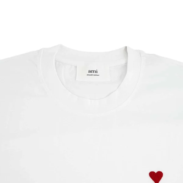 AMI アミ Tシャツ BFUTS001 724 100 ホワイト - 画像 (3)